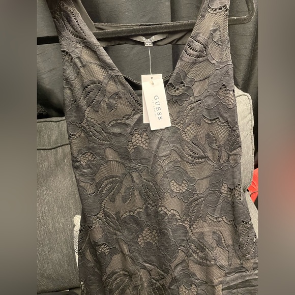 Guess Frida Lace A-Line Bodycon Dress - Picture 7 of 11